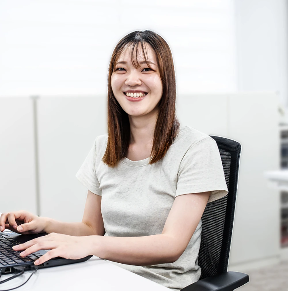 設計デザイン部門の社員の写真